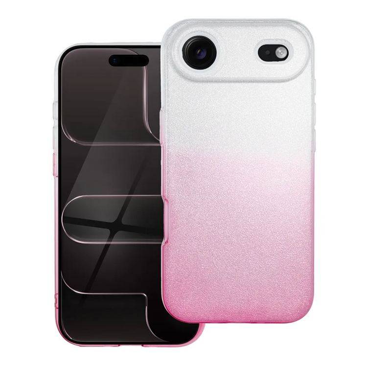 iPhone Air Mobilskal Shining - Transparent/Rosa | 2353 | AlltMobil