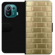 iSecrets - Plånboksfodral till Xiaomi Mi 11 Pro med Gyllene Murstenar