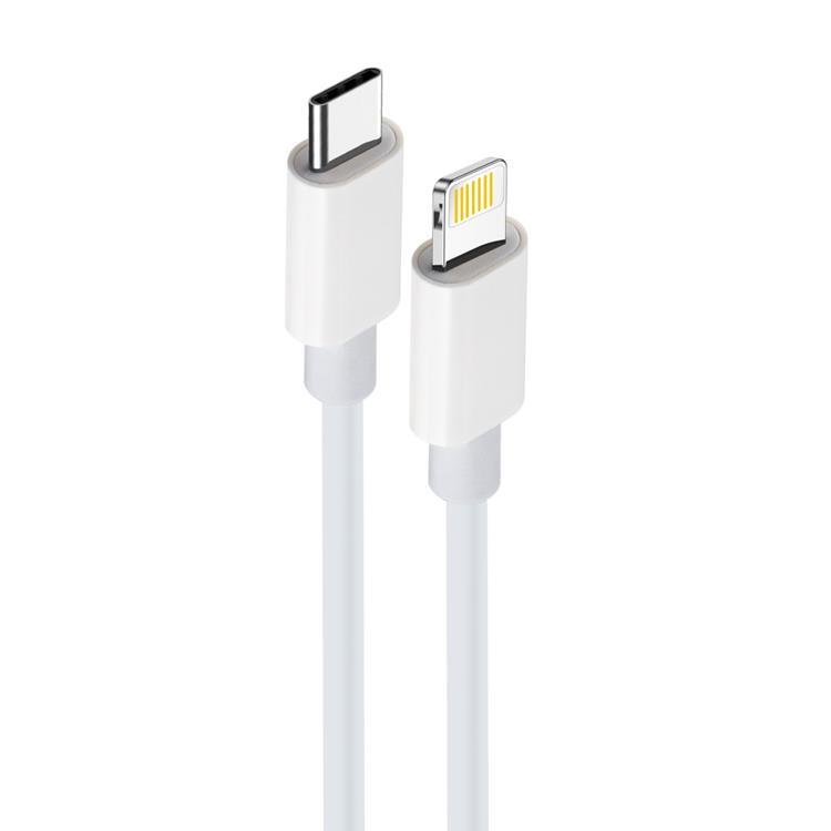 Maxlife USB-C till Lightning kabel 2m 20W MXUC-05 - Vit | 3541 | AlltMobil