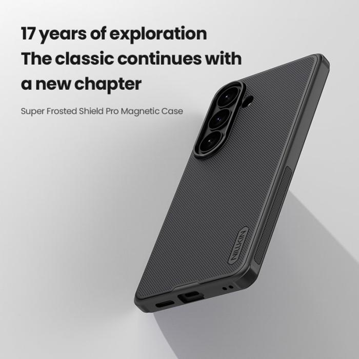 Nillkin - NILLKIN Samsung Galaxy S26/S26 Pro Skal Plast Super Frosted - Svart