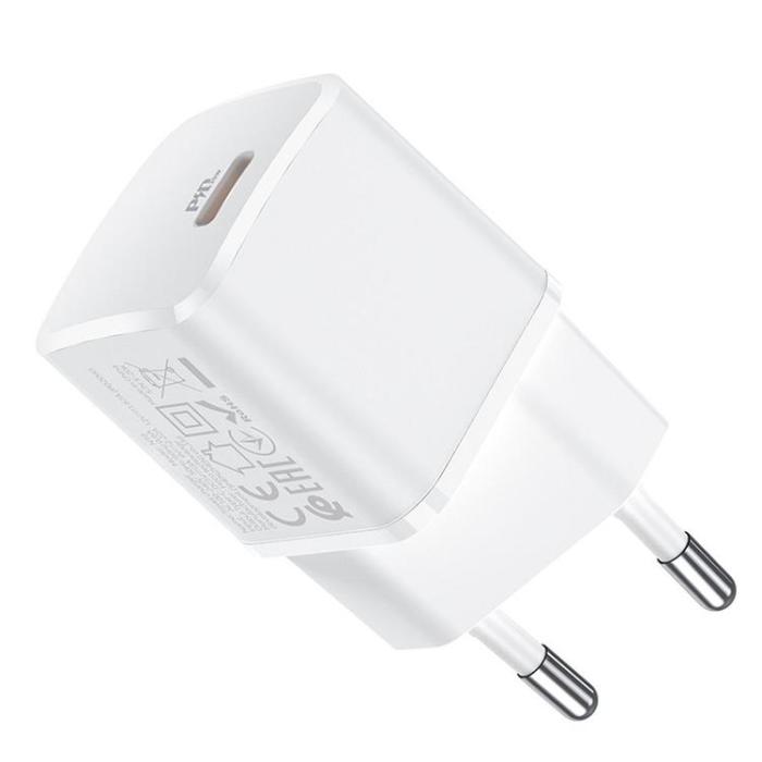 Hoco - Hoco Väggladdare Adapter USB-C - Vit