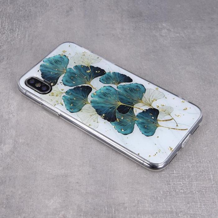 OEM - Galaxy A16 5G/4G Mobilskal Guld Glam - Leaves