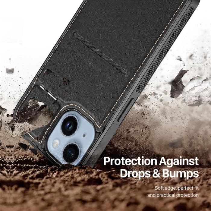 Dux Ducis - Dux Ducis iPhone 14 Plus Mobilskal Magsafe Korthållare Rafi