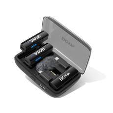 BOYA - BOYA Mikrofon BOYALINK V2.0 3.5mm Tr&aring;dl&ouml;st X2-system Lightning USB-C