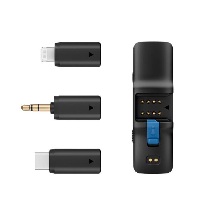 BOYA - BOYA Mikrofon BOYALINK V2.0 3.5mm Trådlöst X2-system Lightning USB-C