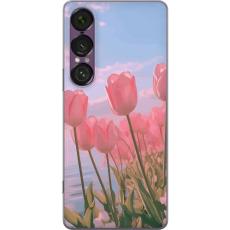 iSecrets - Mobilskal till Sony Xperia 1 VII med Rosa Tulpaner