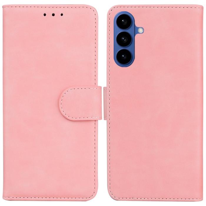OEM - Plånboksfodral för Samsung Galaxy S26 Plus Konstläder - Rosa