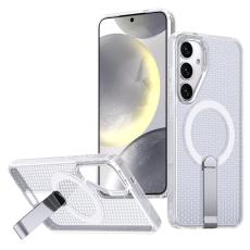 OEM - Mobilskal f&ouml;r Samsung Galaxy S26 Magnetiskt Kickstand TPU + PC - Transparent