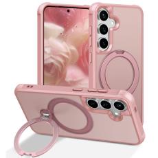 OEM - Mobilskal f&ouml;r Samsung Galaxy S26 Magnetiskt Kickstand TPU - Rosa