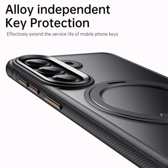 OEM - Mobilskal för Samsung Galaxy S26 Magnetiskt Kickstand TPU + PC - Transparent