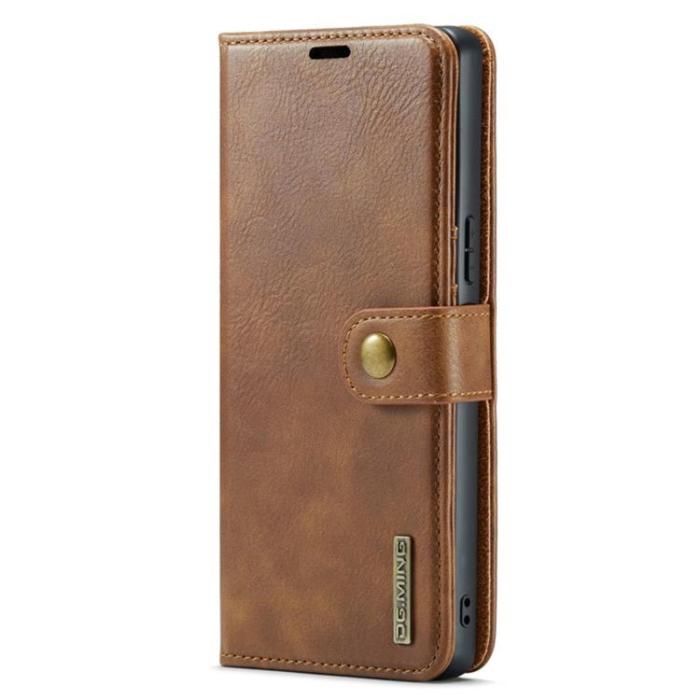 DG.MING - DG.MING Sony Xperia 10 V Plånboksfodral Äkta Läder 2in1 - Brun