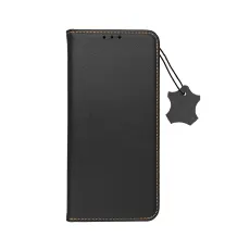 OEM - SMART PRO Läderfinish skal för Samsung A34 5G svart