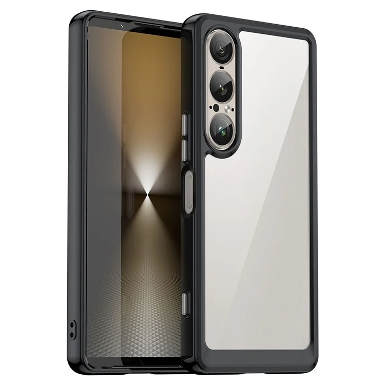 Sony Xperia 1 VII Mobilskal Acrylic TPU - Svart | 2353 | AlltMobil