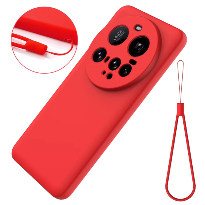 A-One Brand - Xiaomi 15 Ultra Mobilskal Liquid Silikon - Röd