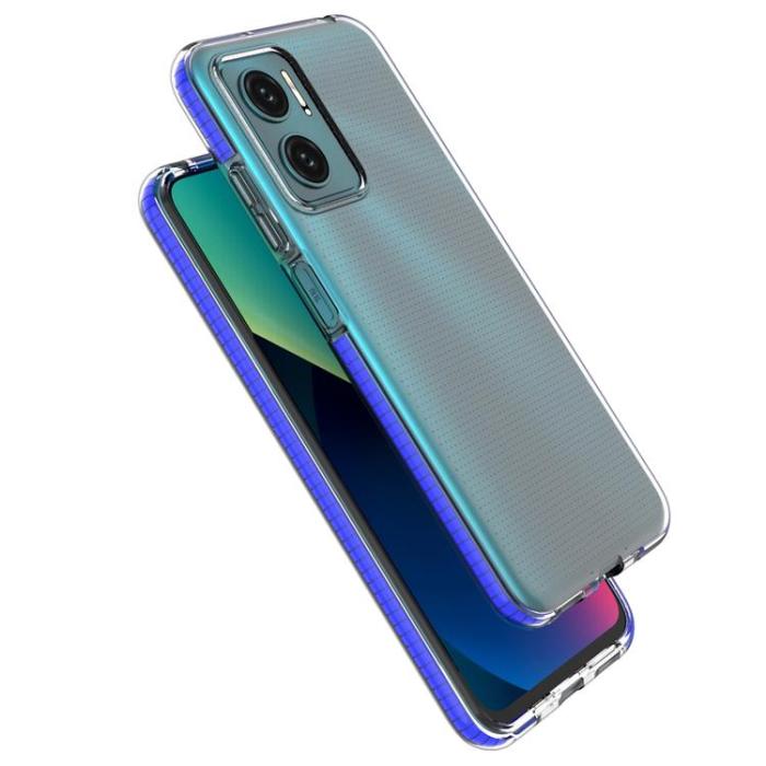 OEM - Xiaomi Redmi 10 5G Skal Spring Gel - Mörkblå