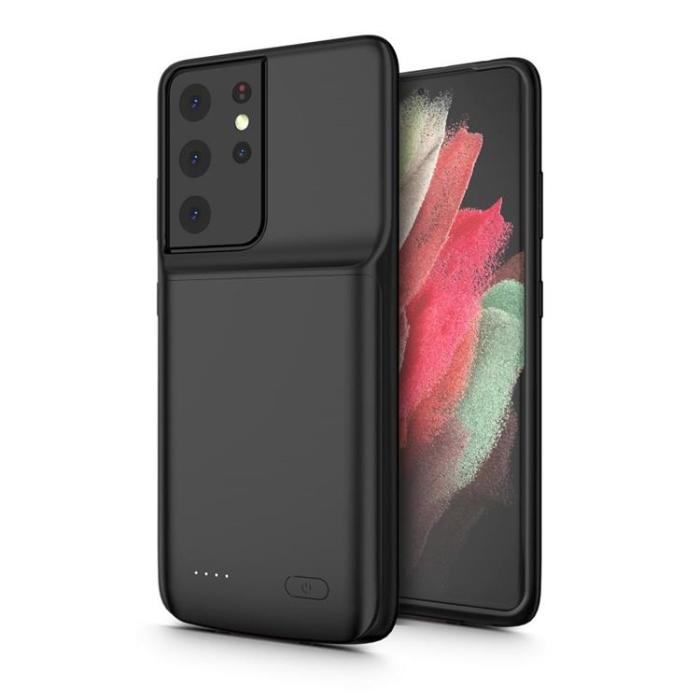 UTGATT1 - Tech-Protect Kraft Skal 4700 mAh för Galaxy S21 Ultra - Svart