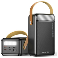 Awei - Awei Powerbank 60000mAh 22.5W - Svart
