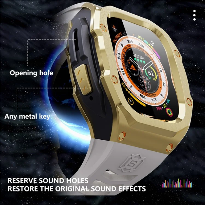 SHELLBOX - SHELLBOX Apple Watch Ultra/Ultra 2 49mm Armband Metal Ram