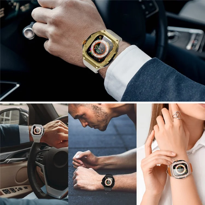 SHELLBOX - SHELLBOX Apple Watch Ultra/Ultra 2 49mm Armband Metal Ram