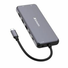 Verbatim - Verbatim 13in1 HUBB USB-C Multiport Adapter med Ethernet microSD 32154