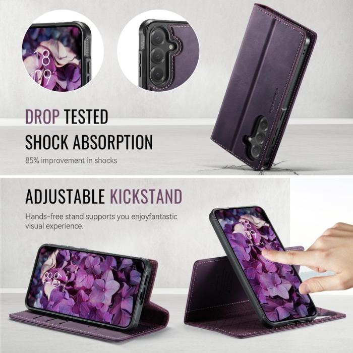 Caseme - CASEME C49 Fodral för Samsung Galaxy S23 FE MagSafe Lila