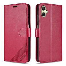 AZNS - AZNS Samsung Galaxy A06 4G Pl&aring;nboksfodral Anti-Scratch Konstl&auml;der - R&ouml;d