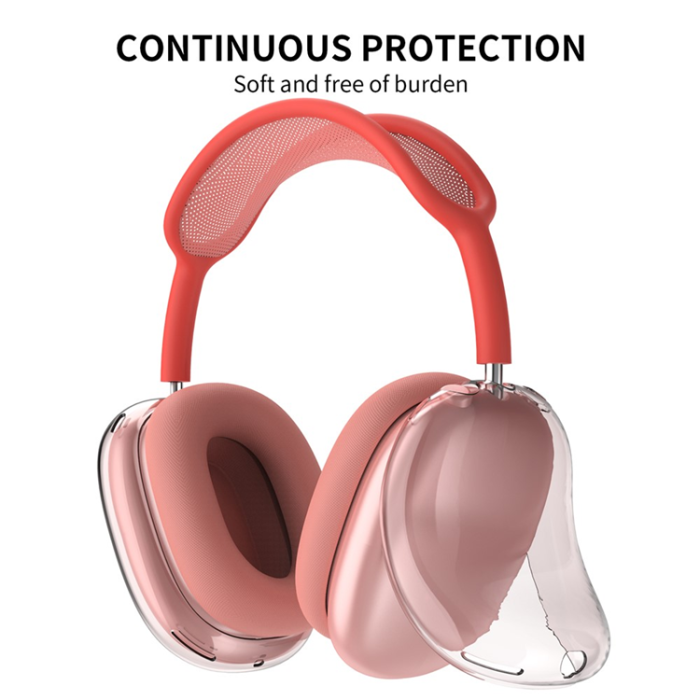 AHASTYLE - AHASTYLE AirPods Max Hörlursskal TPU PT-LC07 - Röd