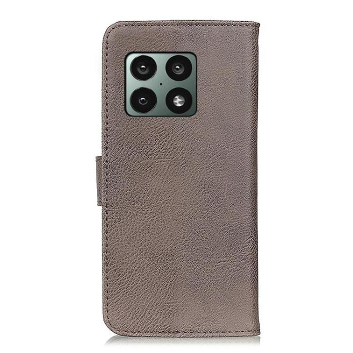 KHAZNEH - KHAZNEH OnePlus 10 Pro 5G Plånboksfodral Magnetic Flip - Grå