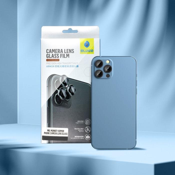 UTGATT1 - 5D Armor Kamera Glas till iPhone 11 - Röd
