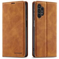 FORWENW - FORWENW Fantasy Series Samsung Galaxy A13 Pl&aring;nboksfodral Konstl&auml;der - Brun