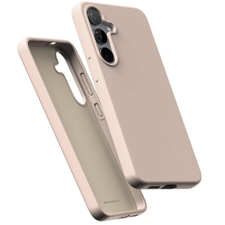 Mercury Galaxy S25 Mobilskal MagSafe Pure Silikon - Rosa Sand | 2353 | AlltMobil