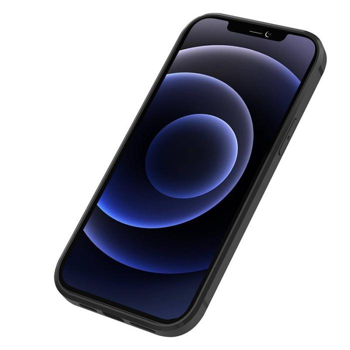 Nillkin - Nillkin Aoge Äkta Läder Fodral iPhone 12 mini - Svart