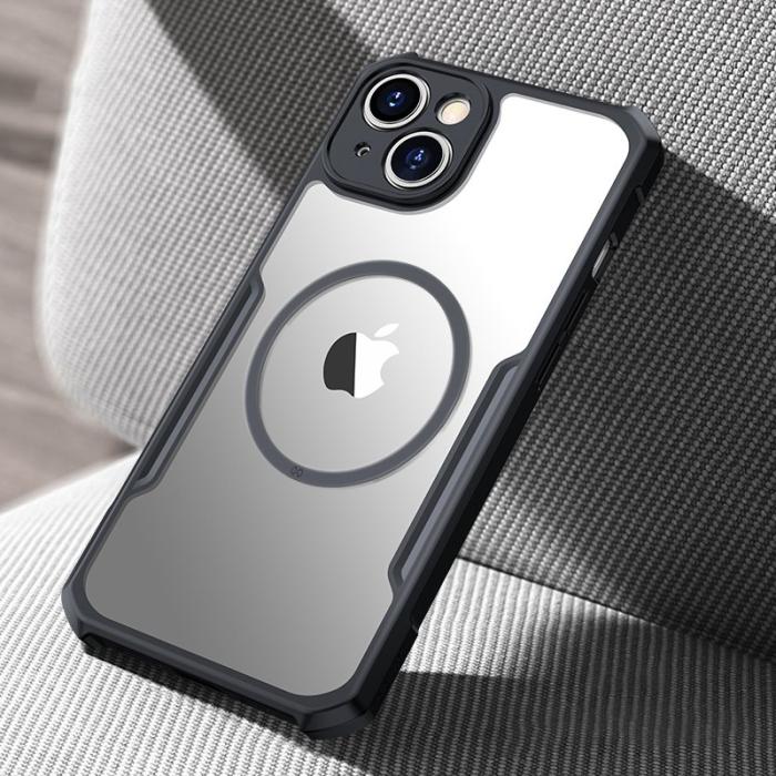 XUNDD - XUNDD Magnetic Fodral iPhone 14 Plus Skyddande TPU Akryl Svart