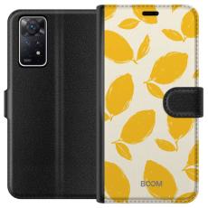 Gustaf - Pl&aring;nboksfodral till Xiaomi Redmi Note 11 Pro 5G med Lemon Breeze