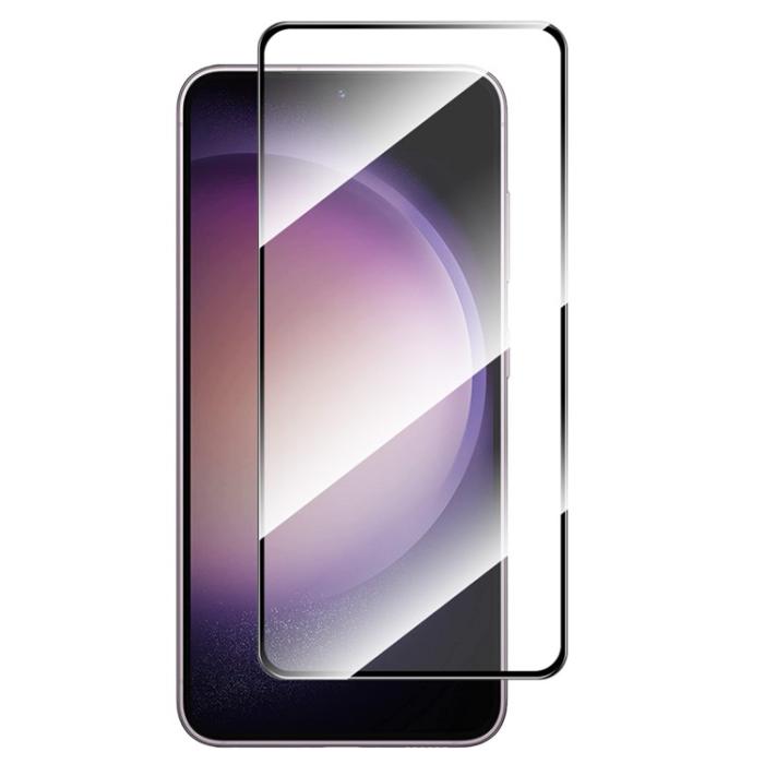 A-One Brand - [1-PACK] Galaxy S23 FE Härdat Glas Skärmskydd - Svart