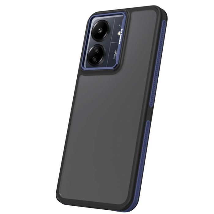 OEM - Xiaomi Poco C65/Redmi 13C 5G/4G Mobilskal Crystal Black - Blå