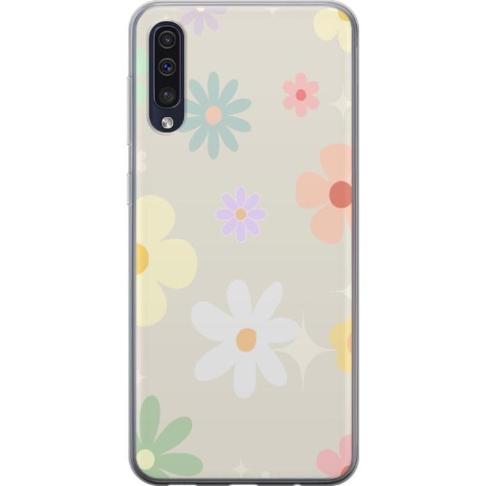 iSecrets - Mobilskal till Samsung Galaxy A50 med fejdande blommor