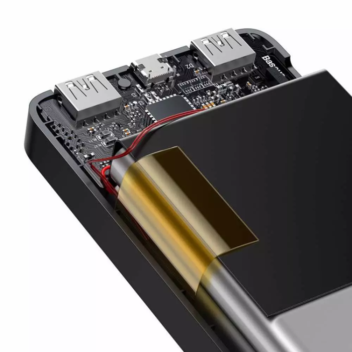 BASEUS - Baseus Bipow Digital Display Powerbank 10000mAh 15W - Svart
