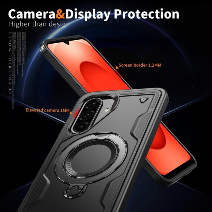 N/A - Mobilskal till Samsung Galaxy A26 5G Plast Militärt Skydd - Svart