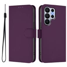 OEM - Samsung Galaxy S26 Ultra Fodral Konstl&auml;der Solid Color - Lila