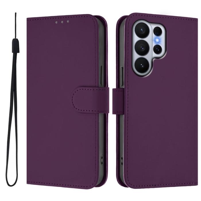 OEM - Samsung Galaxy S26 Ultra Fodral Konstläder Solid Color - Lila