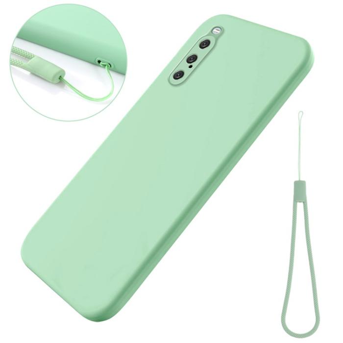 A-One Brand - Sony Xperia 10 V Mobilskal Liquid Silicone - Grön