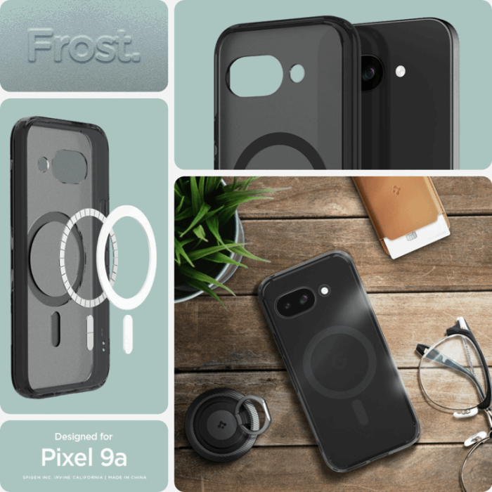 Spigen - Spigen Google Pixel 9a Mobilskal Magsafe Ultra Hybrid - Frost Svart