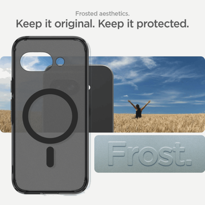 Spigen - Spigen Google Pixel 9a Mobilskal Magsafe Ultra Hybrid - Frost Svart