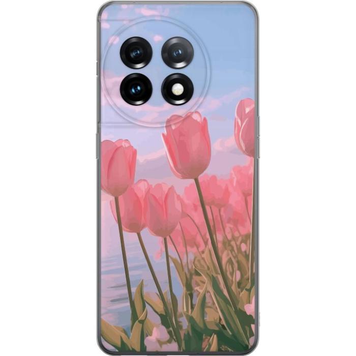iSecrets - Mobilskal till OnePlus 11R med Rosa Tulpaner