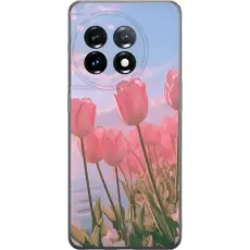 Gustaf - Mobilskal till OnePlus 11R med Rosa Tulpaner