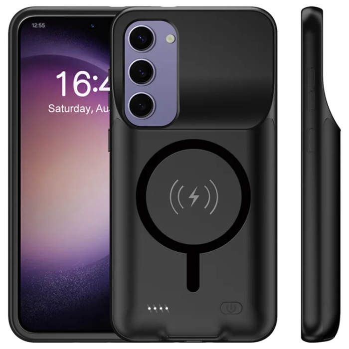 A-One Brand - Galaxy S23 Plus Batteriskal Magsafe 10000mAh - Svart