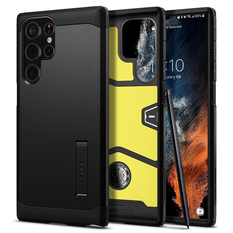 Spigen Tough Armor Skal Galaxy S22 Ultra - Svart | 2353 | AlltMobil