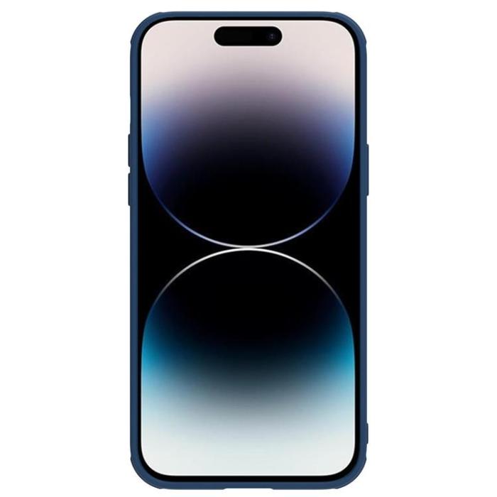 Nillkin - Nillkin iPhone 14 Pro Skal CamShield Läder S - Blå