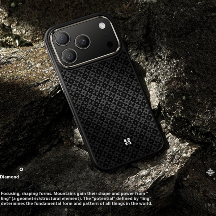 Benks - BENKS iPhone 17 Pro Max Mobilskal MagSafe Aramid Fiber Weave